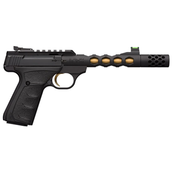 BRO BUCK MARK PLUS VIS BLK/GOLD 22LR 5.8